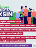 Tips Pujuk Ibubapa Dapatkan Vaksin